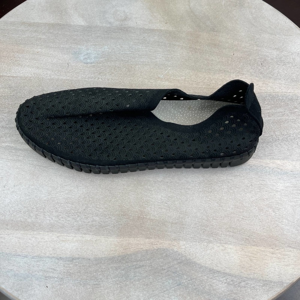 Ilse Jacobsen Women's Size 39 EU 8.5-9 US Tulip Hornbaek Black Slip On Shoe